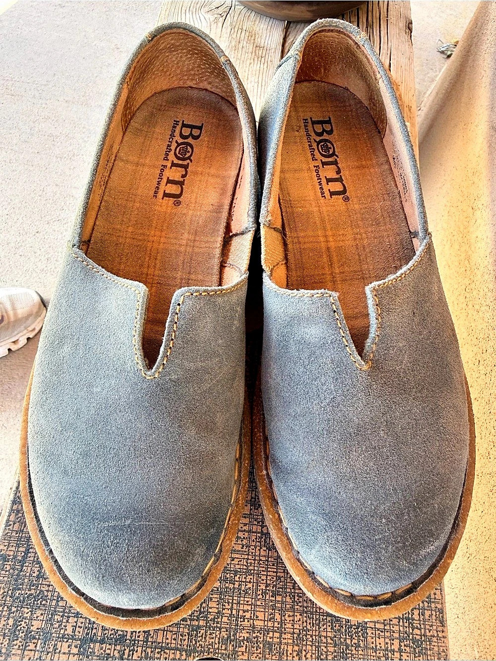 Born Tropi Slip-On Flat Blue US 7 M